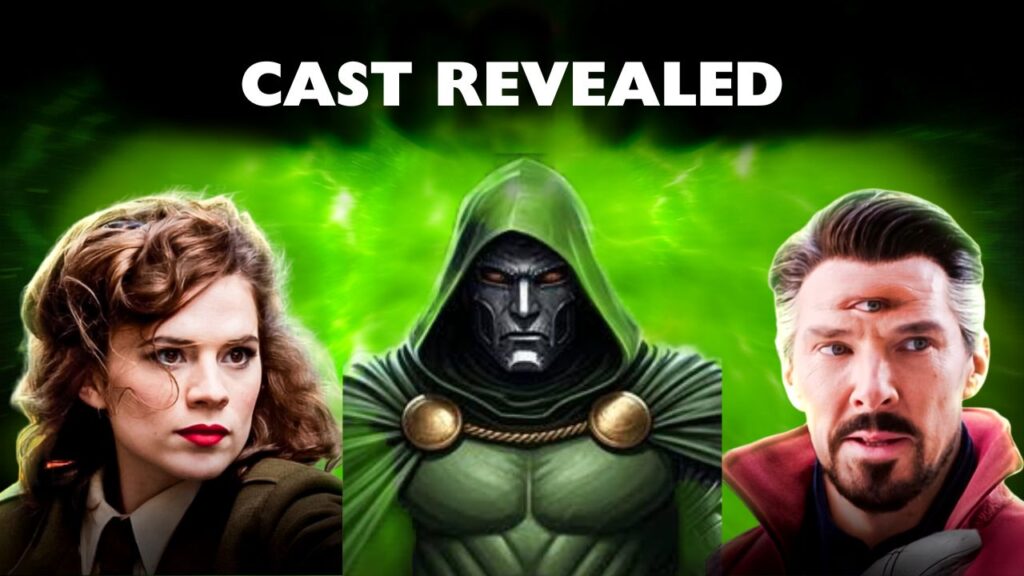 Avengers Doomsday cast in Hindi featuring Doctor Doom, Captain America, Steve Rogers, Reed Richards and Professor Xavier